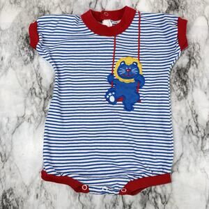 Vintage Toddler's Buster Brown Summer Romper Size 24 Months 1991 Lion